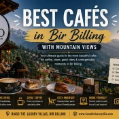 Best Cafés in Bir Billing with Mountain Views