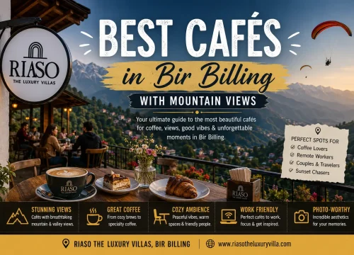 Best Cafés in Bir Billing with Mountain Views