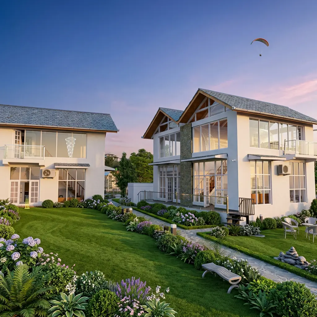 luxury villa in Bir